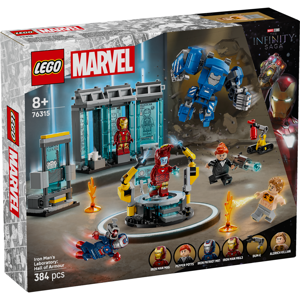 LEGO® ǀ Marvel Iron Man’s Laboratory: Hall of Armour with Minifigures 76315
